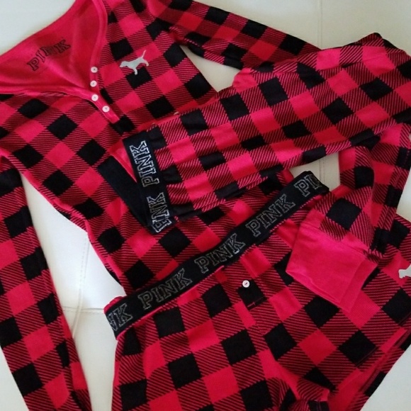 PINK Victoria's Secret Other - 3pc thermal Victoria's Secret pajama set